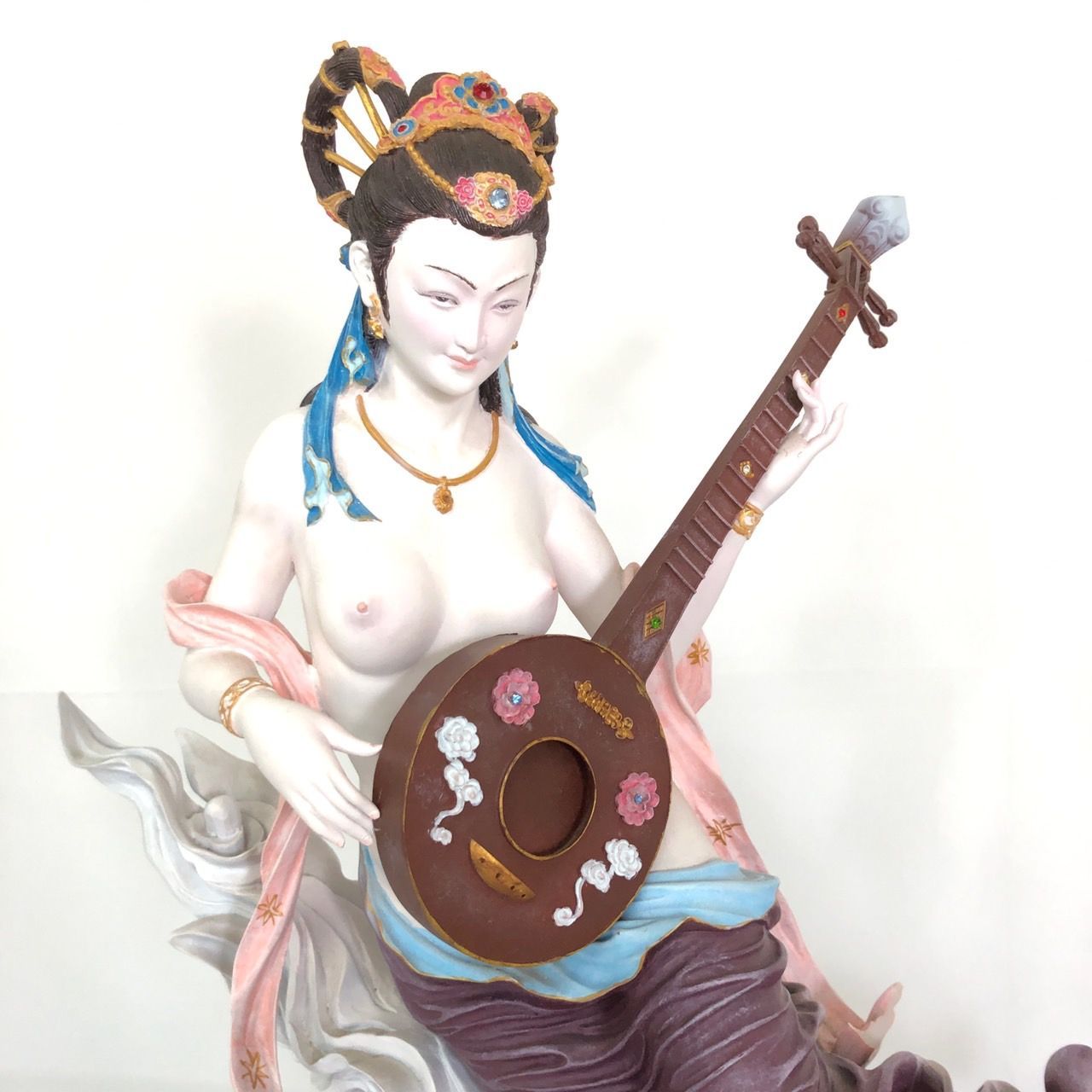 訳あり 美韻弁財天 葉 森祥 原作 一部折れあり 参考定価48000円 中国