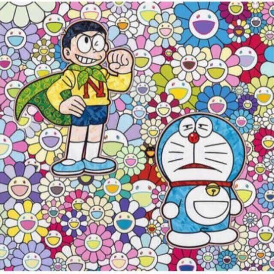 村上隆 ドラえもん パワーマンになった気分！ でもだいじょうぶ