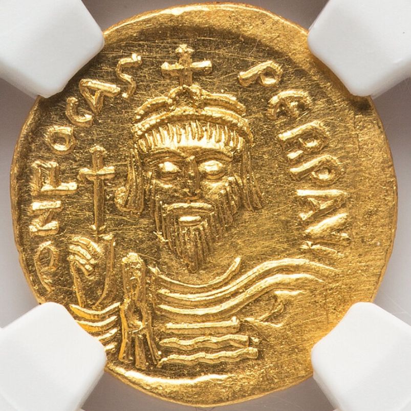 古代コイン入門にオススメ！ビザンチン帝国 フォカス皇帝ソリダス金貨