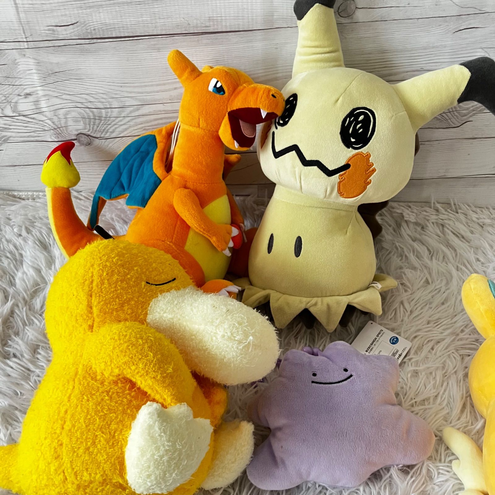 ポケモンBIGぬいぐるみ14点セット 紙タグ付き ポケモンBIGぬいぐるみ14