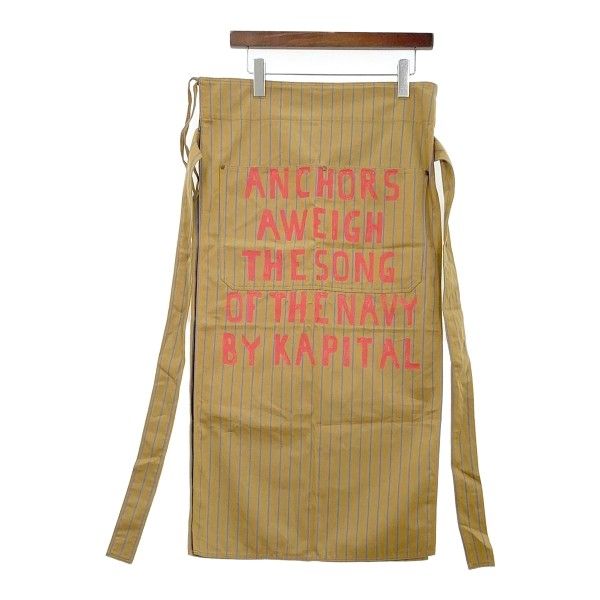 KAPITAL WINDAY キャピタル エプロン 腰巻き ロング丈 前掛け 美品