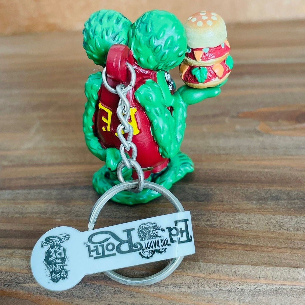 新品 🇺🇸 RatFink キーリング 【ハンバーガー】キーホルダー ラット