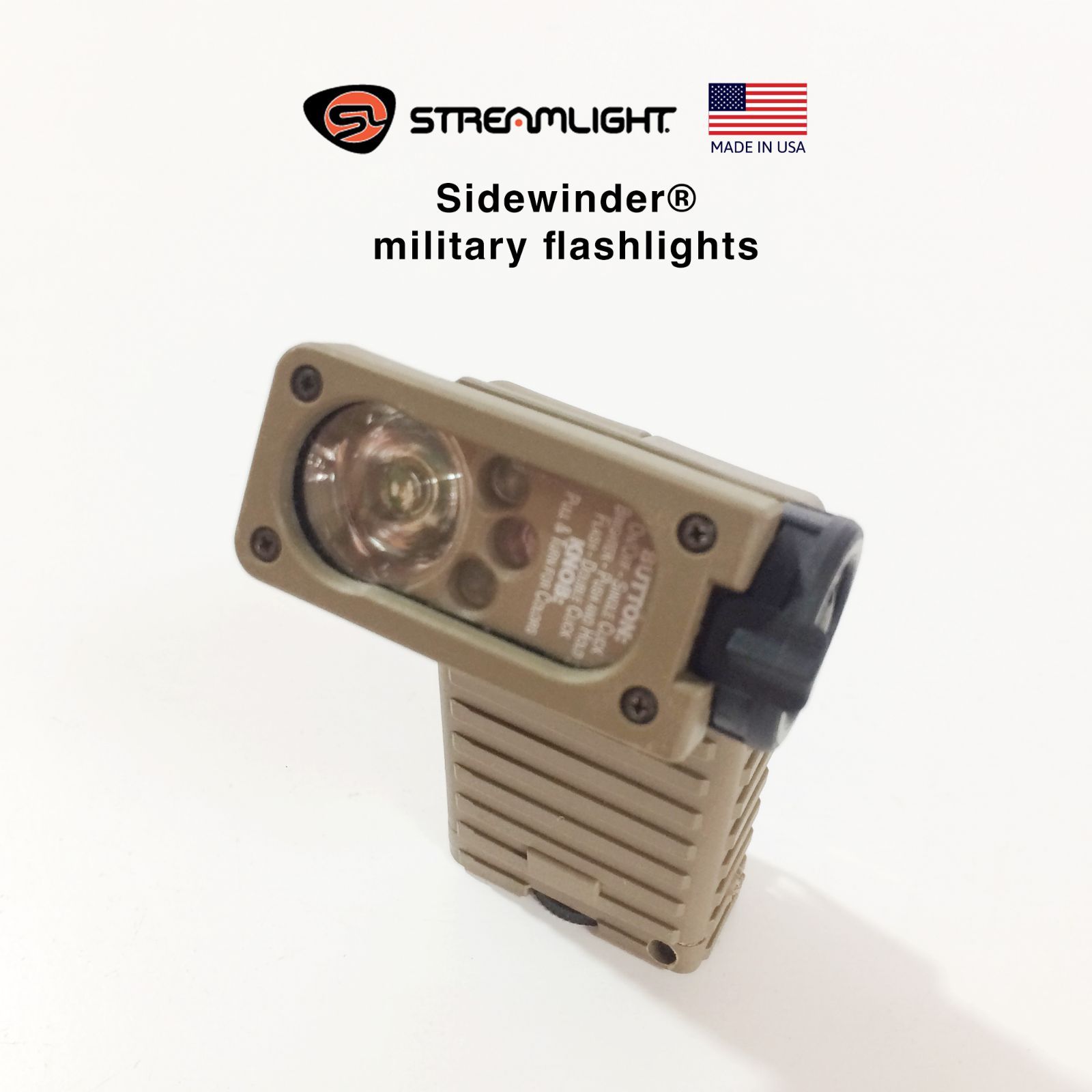 米軍放出品】STREAMLIGHT タクティカルライト SIDEWINDER ミリタリー