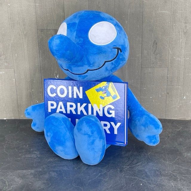 CPD ぬいぐるみ＆本 COIN PARKING DELIVERY 白井さん 全長約40cm