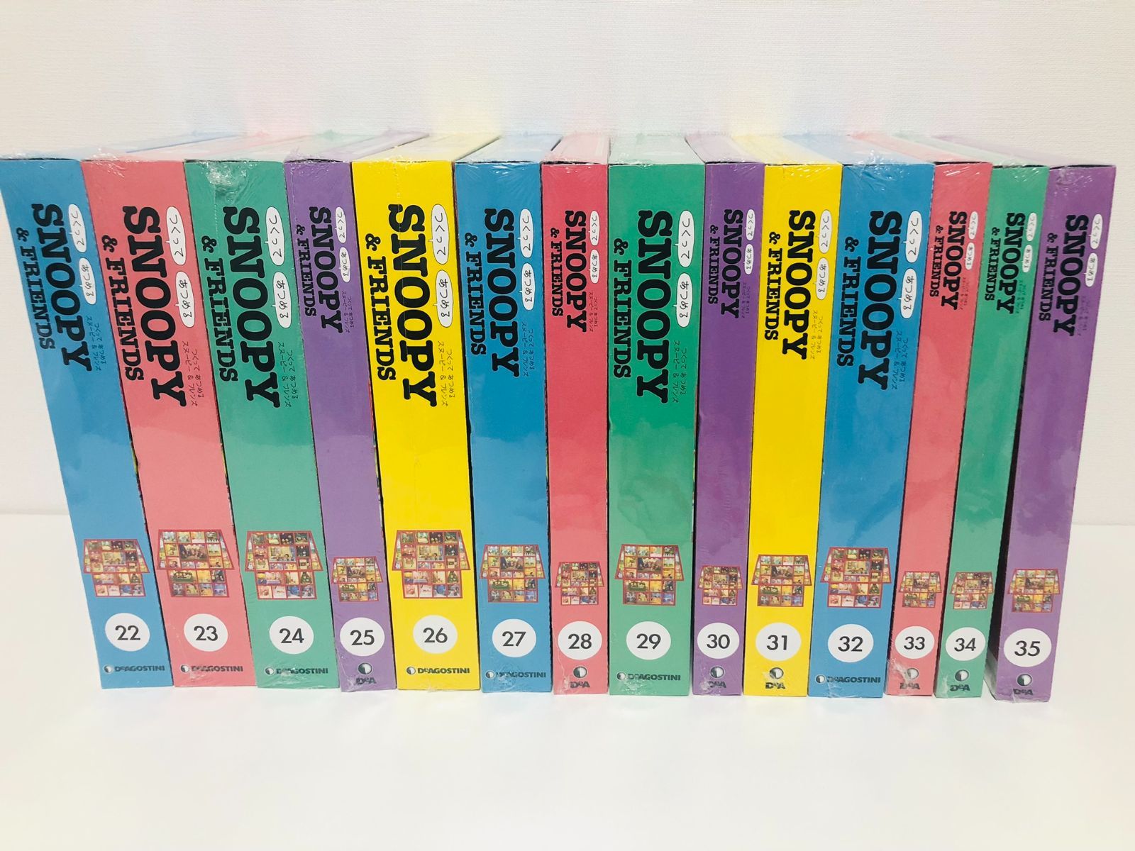未開封 14冊 つくってあつめる スヌーピー＆フレンズ 22～35巻