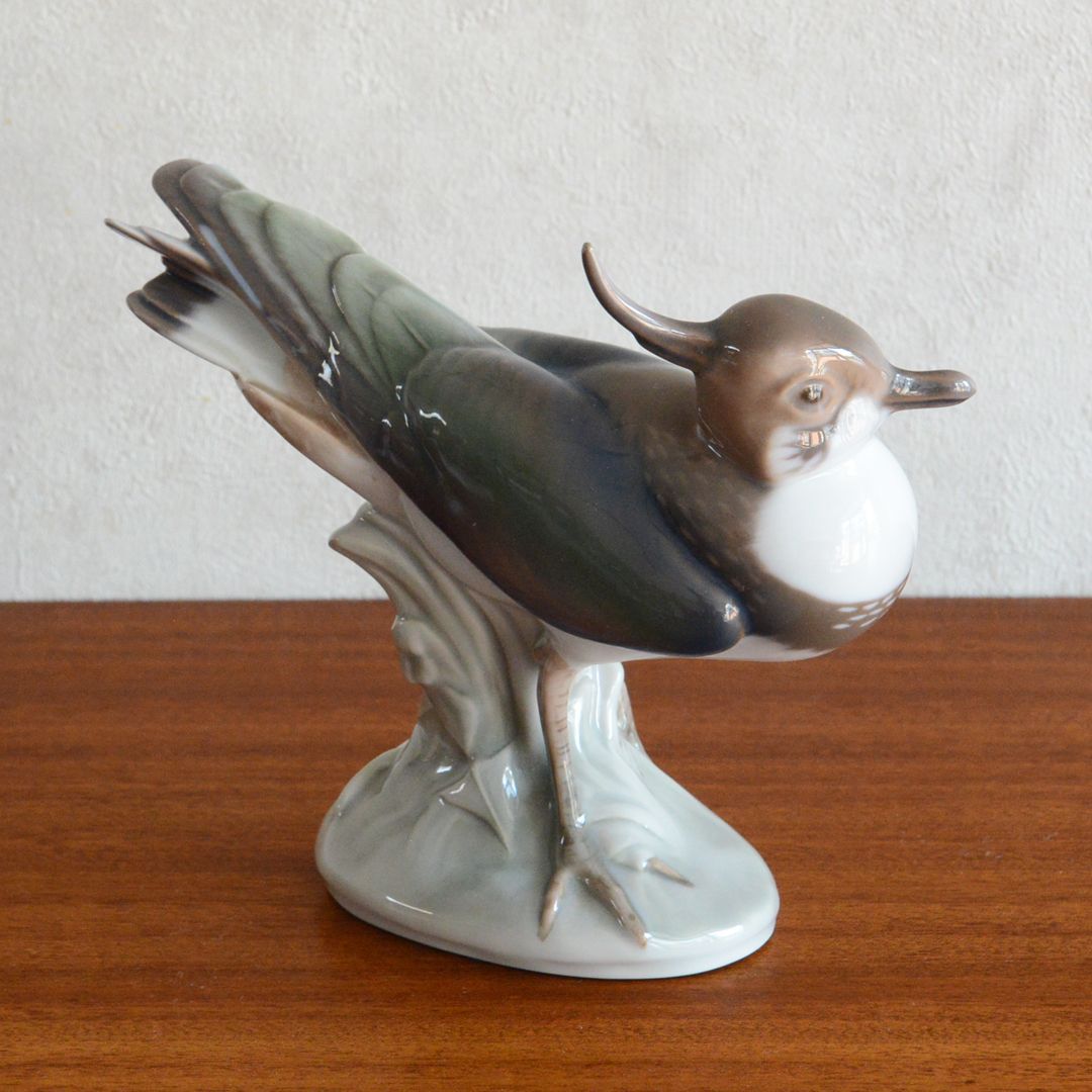 B&G ビングオーグレンダール フィギュリン Northern Lapwing タゲリ