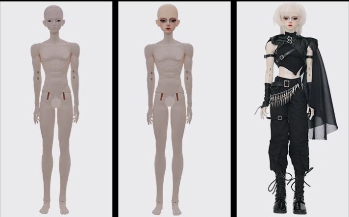 AX110 BJD 1/4 ドール本体 shadow 球体関節人形 ハンドメイド - メルカリ