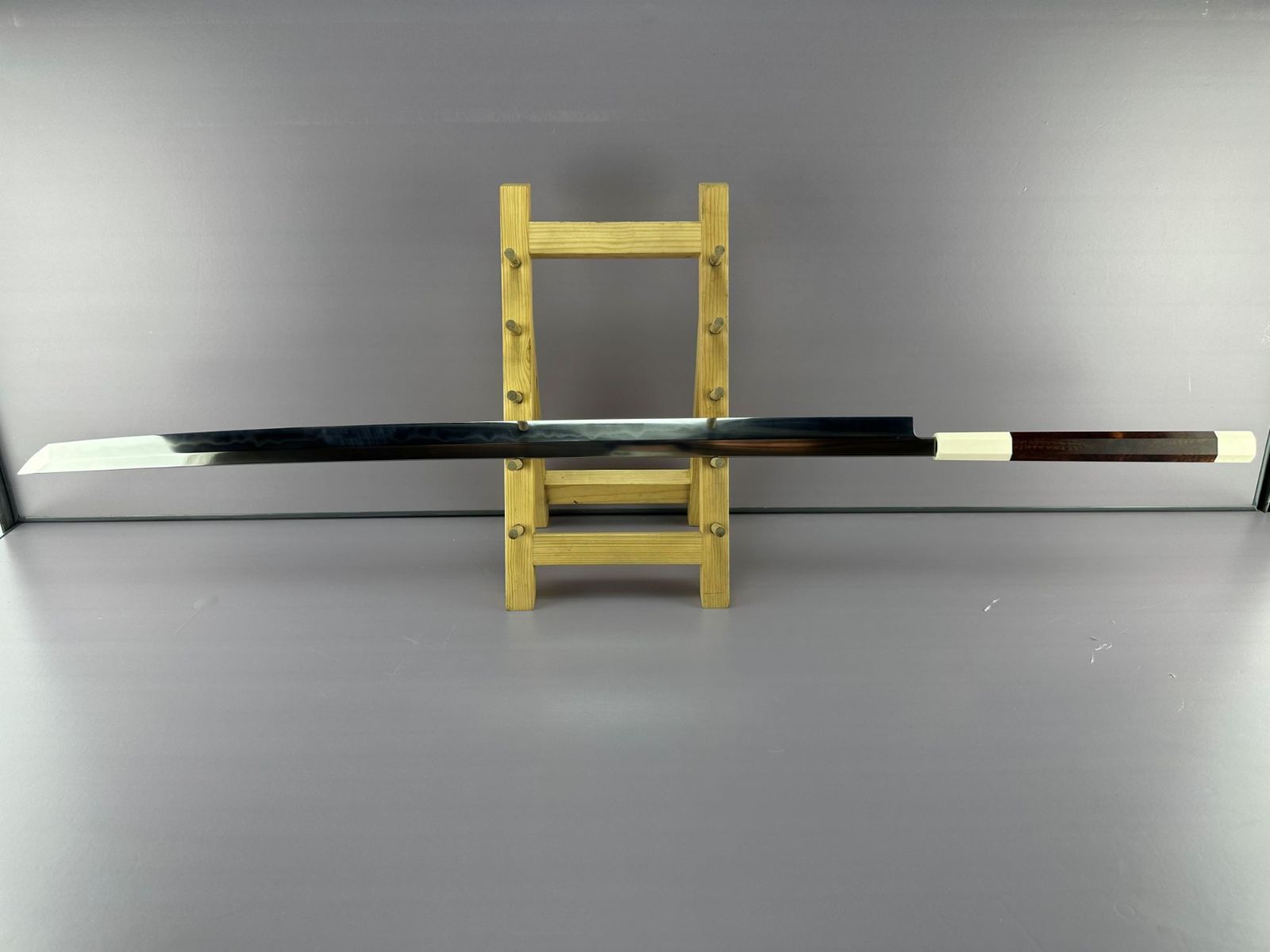 マグロ包丁 水本焼 三尺（刃渡り900mm）玉鋼・青紙・白紙 折返鍛錬13回