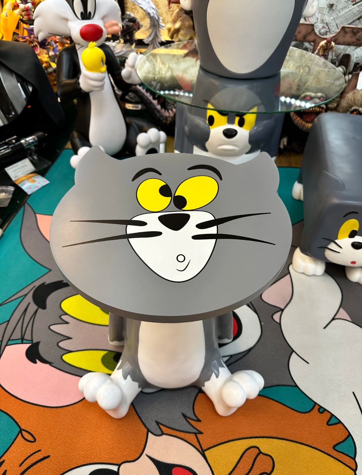 トムとジェリー Tom and Jerry サイドテーブル ローテーブル 高さ40cm
