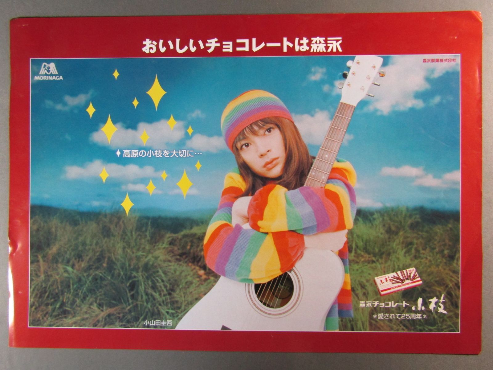 1995年 森永チョコレート 小枝 ポスター 小山田圭吾 森永製菓 - メルカリ