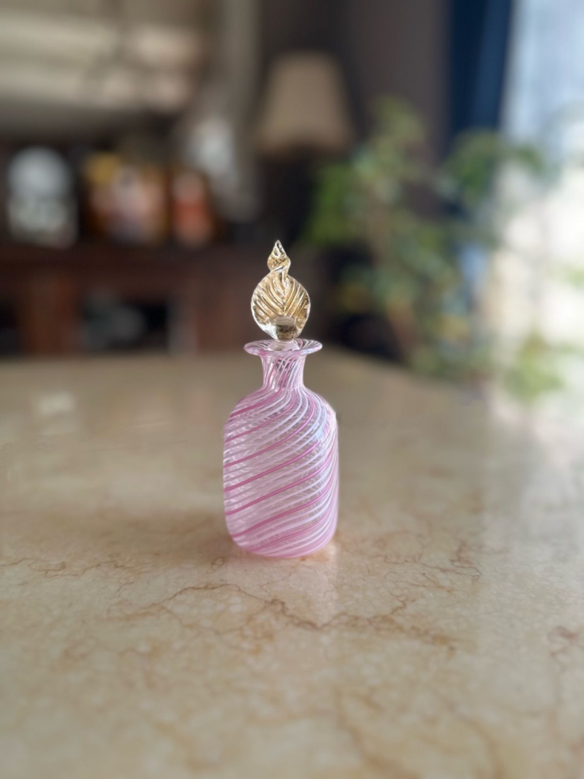 Linea Valentina 高級ヴェネチアガラス 金彩 ムラーノガラス 香水