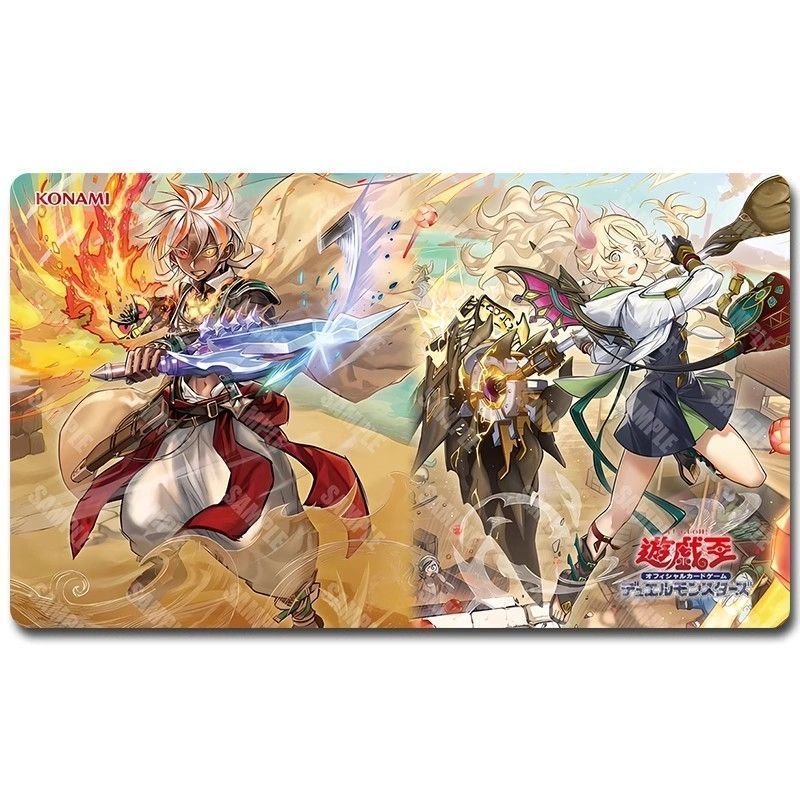 遊戯王 アルバスの落胤 エクレシア プレイマット 枠あり 遊戯王プレイ
