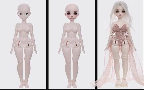 AX962 BJD 1/6 ドール本体 Mian 球体関節人形 ハンドメイド - メルカリ