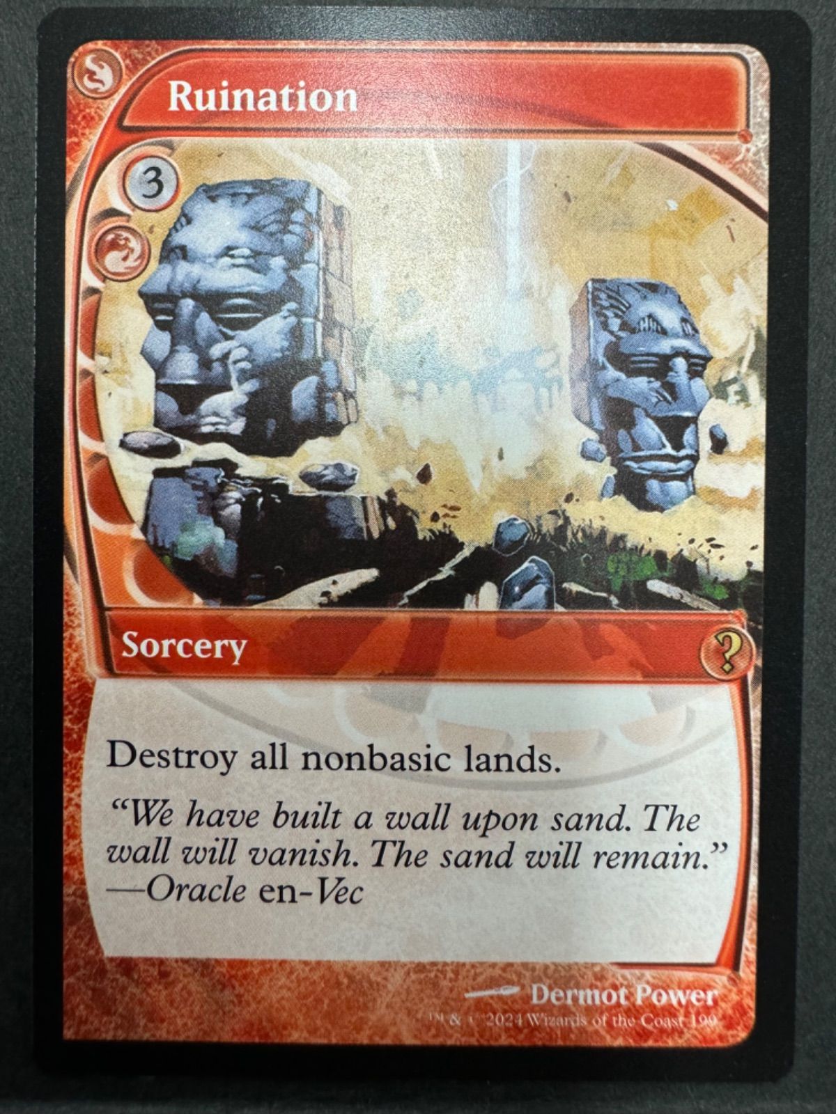 MTG foil 英語版 水流破 Hydroblast MB2 未来予知枠 MTG foil 英語版 水流