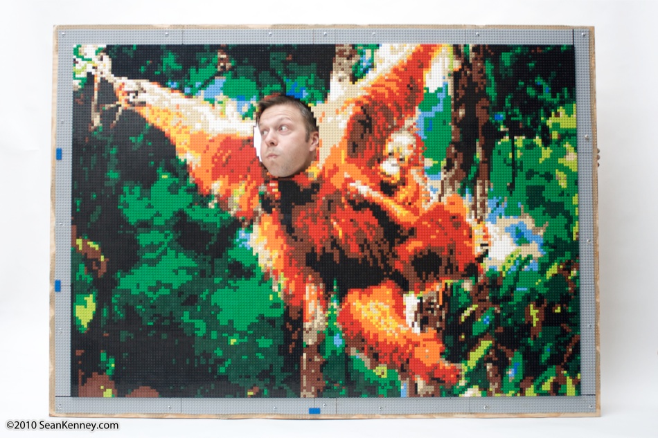 Orangutan • Sean Kenney's Art with LEGO bricks