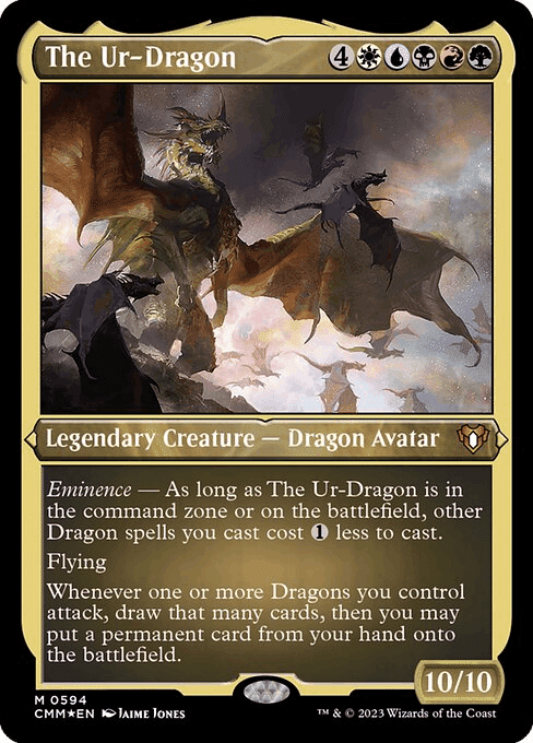 mtg 始祖ドラゴン テクスチャーfoil 統率者 マスターズ mtg 始祖