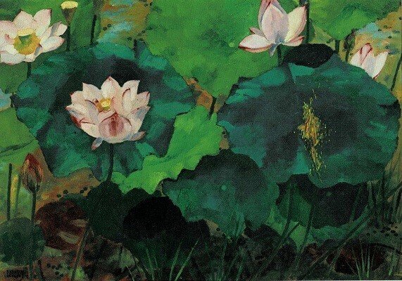 青楓美術館】ぶどう畑の中の最古の美術館(4) 「津田青楓が描く花の世界