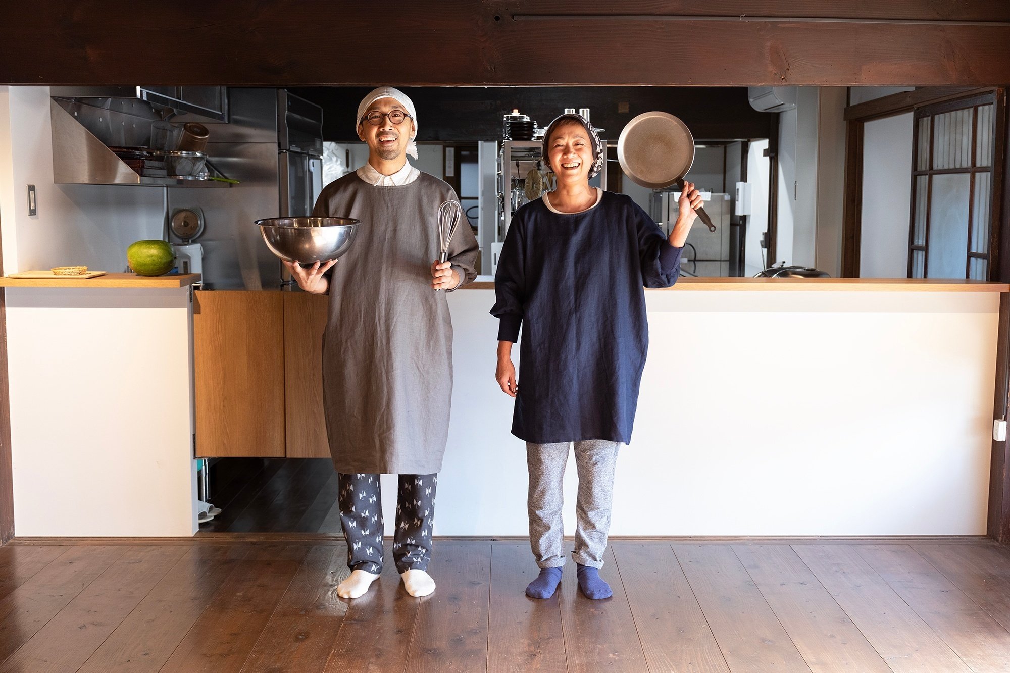 新商品】 KAPPOGI 近江 リネン / すっぽり被って作業やお出かけ