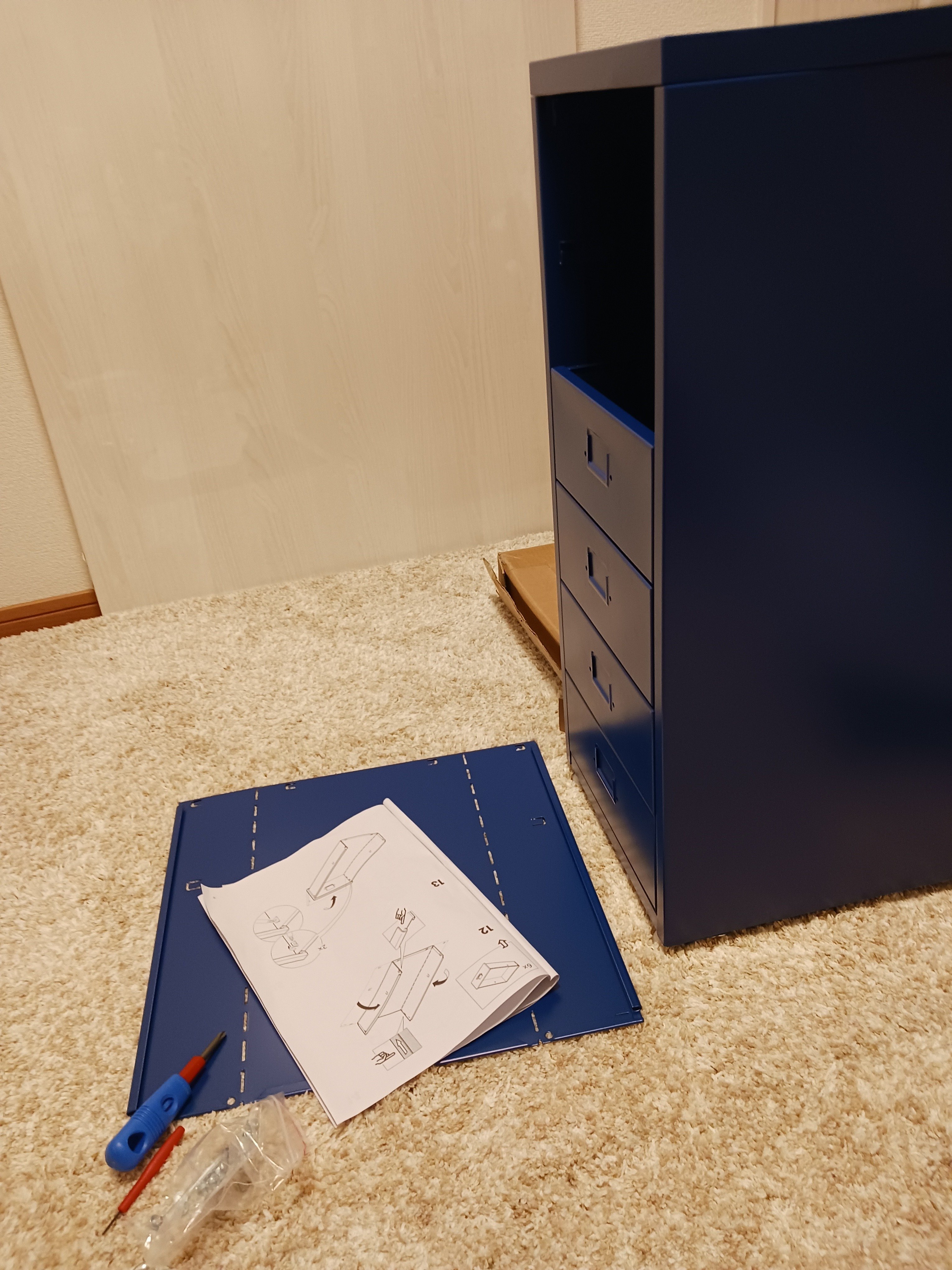 IKEAのHELMER ヘルメル 引き出し 組み立て完成👏👏｜うさ