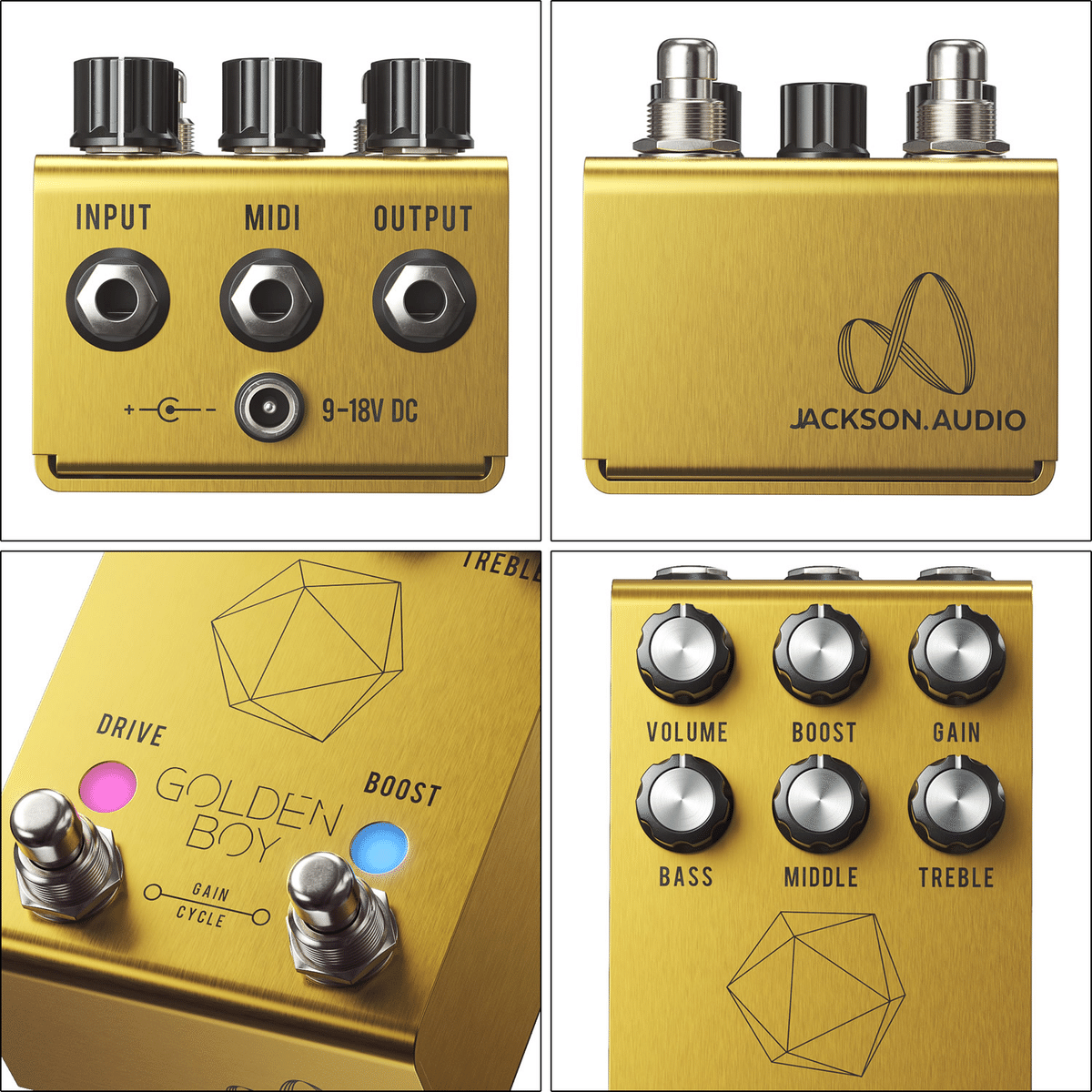 オーバードライブの次元を拡げる多機能ペダル「Jackson Audio GOLDEN