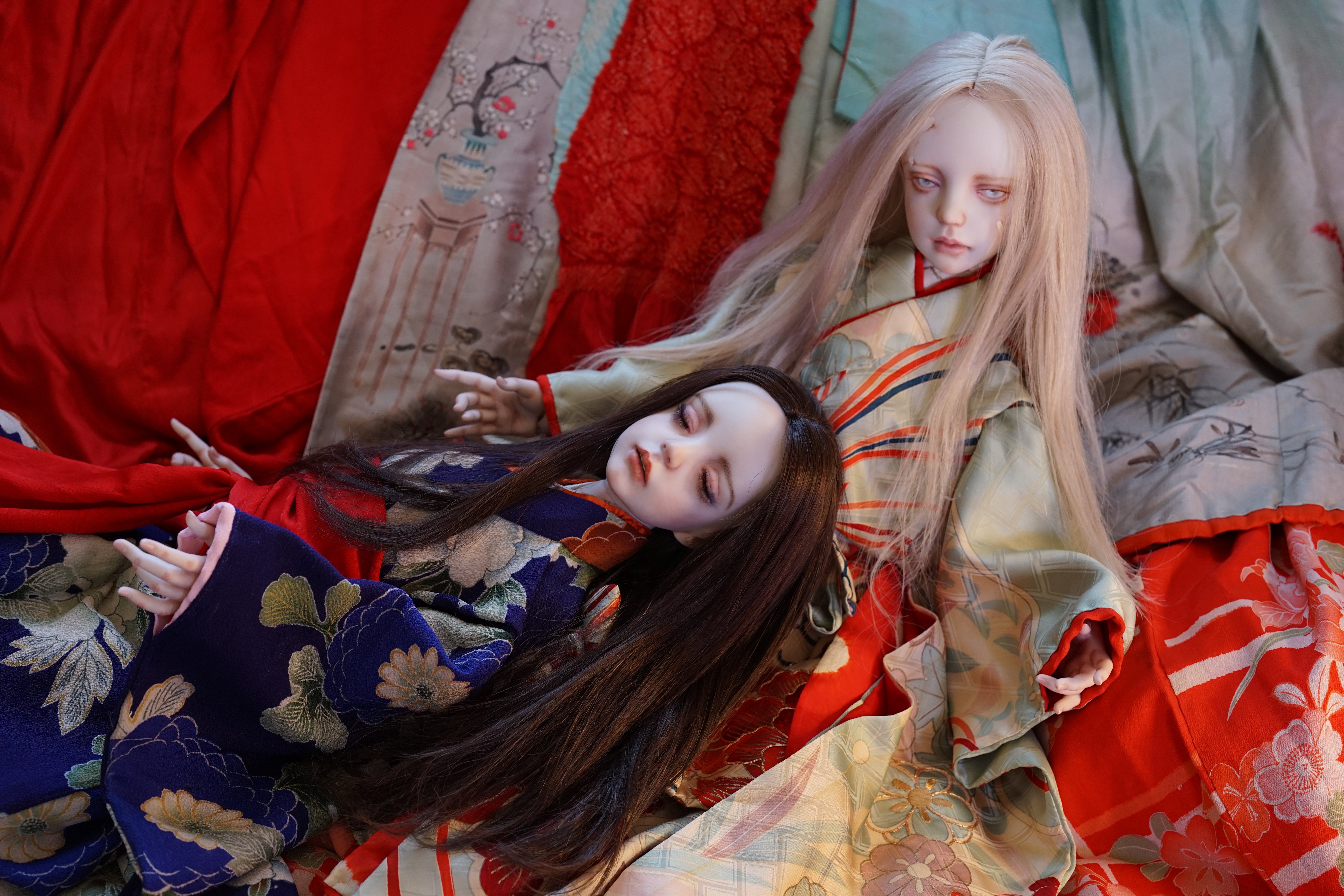 中川多理人形展③「靑の肖像」について｜中川多理 Tari Nakagawa