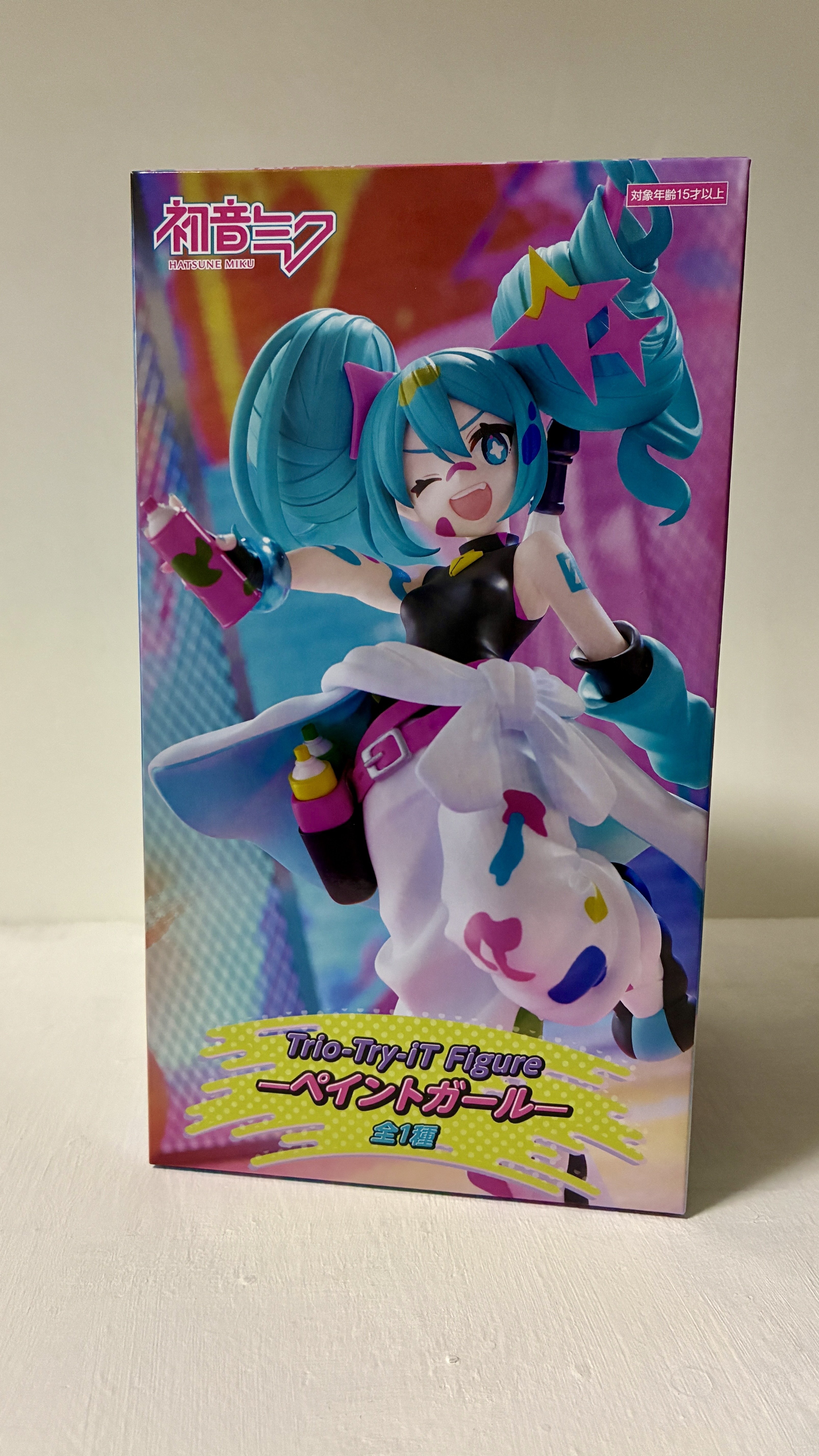 Trio-Try-iT Figure ペイントガール】 初音ミク 獲ってきた 【クレーン
