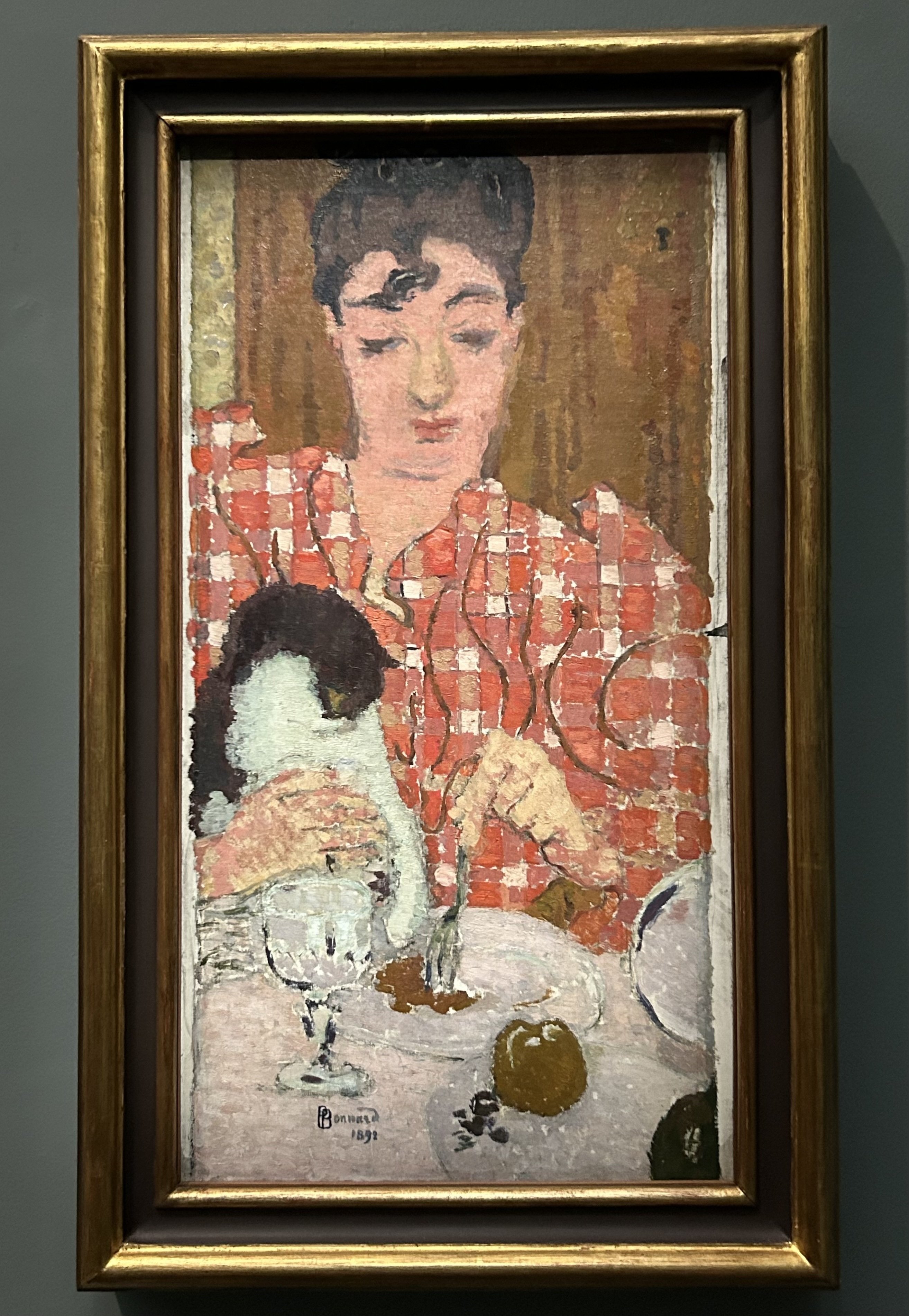 子供のためのオルセー美術館(232)お気に入りは猫とチェックの柄