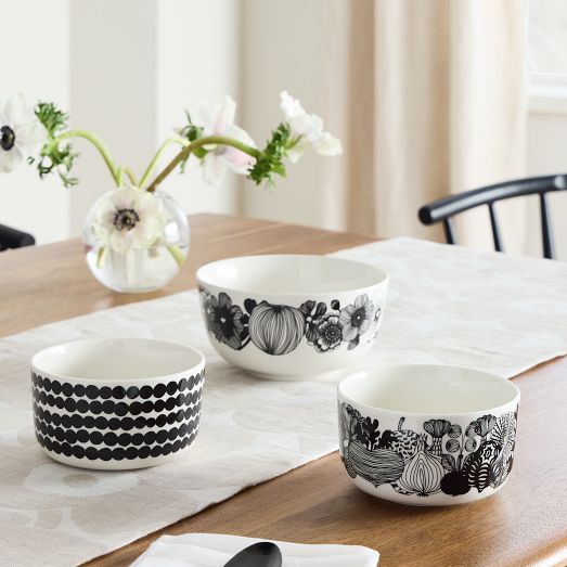 Marimekko Oiva Siirtolapuutarha Bowls | West Elm