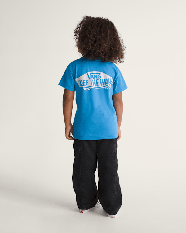 Little Kids Double Standard T-Shirt in Bright Azure Blue | Vans