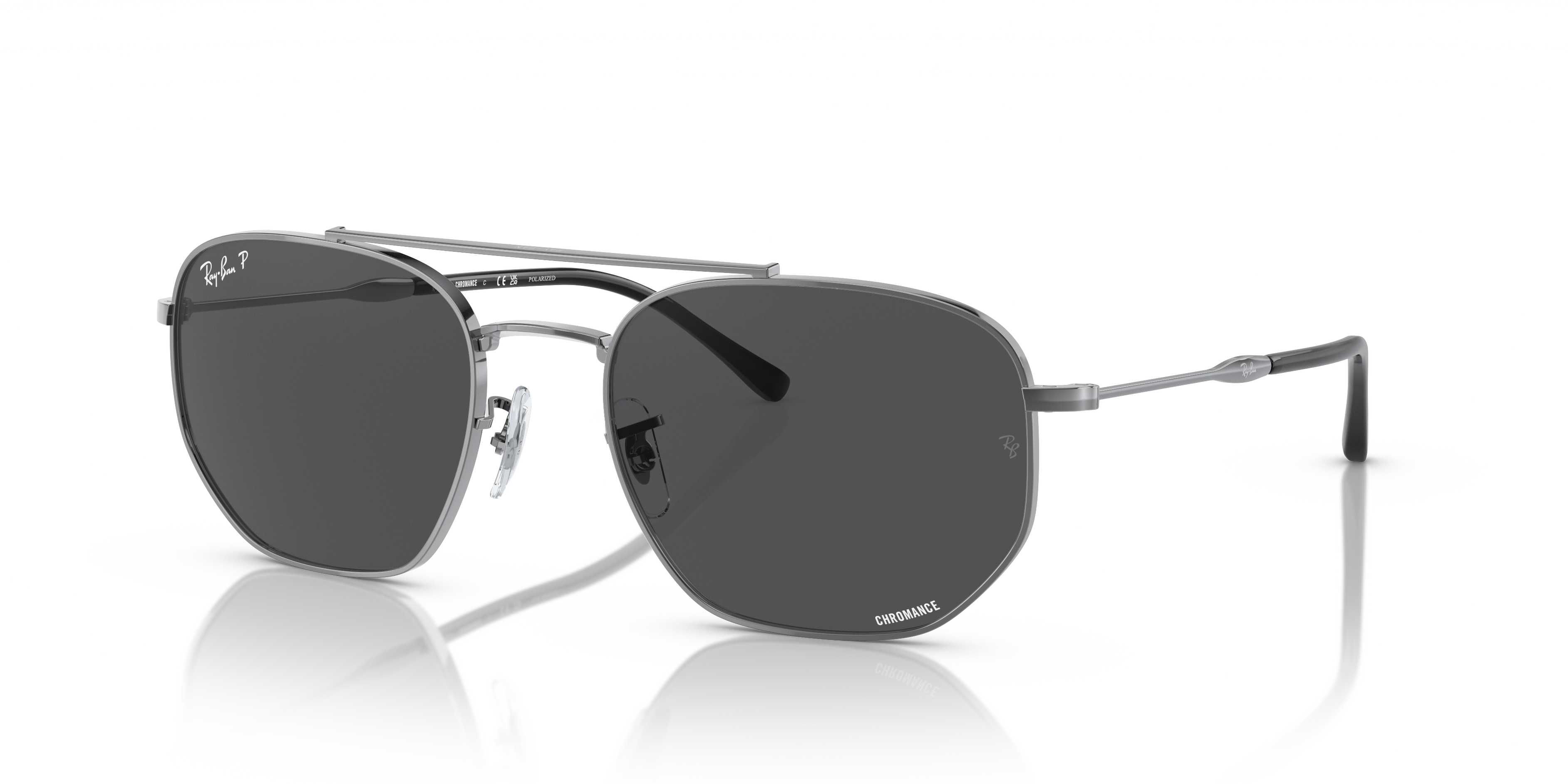 Ray-Ban RB3707 XL (57 - 20) with Grey lenses and Grey frame