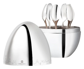 Christofle, Mood, MOOD PARIS, set of 6 espresso spoons - MDMAISON