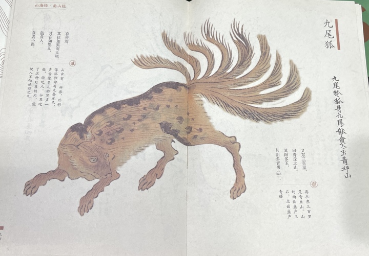 九尾狐是妖孽还是祥瑞？这本奇幻的古书里写了，一起来看看