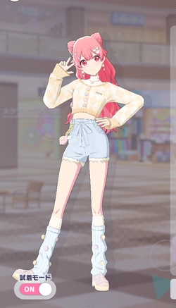 プロセカ】[シャイン・オン・ミー]桃井愛莉のカードイラストと衣装