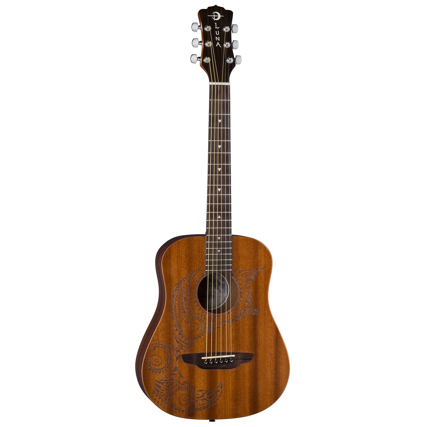 SAFARI TATTOO TRAVEL GUITAR W/ GIGBAG