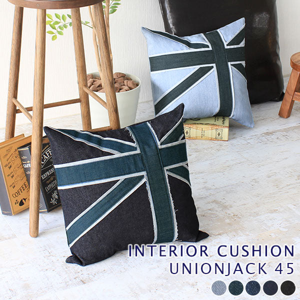 ユニオンジャック クッション｜interior cushion union jack 45F