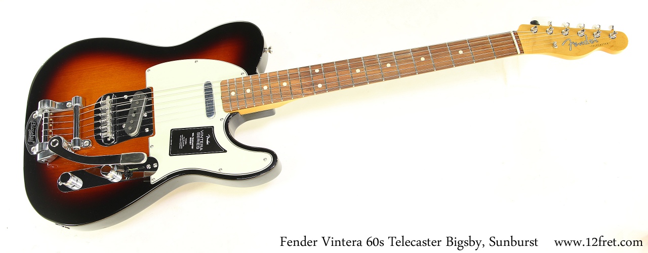 Fender Vintera 60s Telecaster Bigsby, Sunburst | The Twelfth Fret
