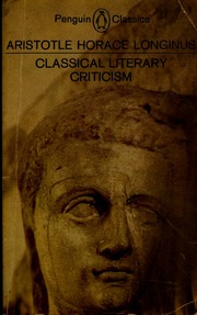 Classical literary criticism : Dorsch, T. S., ed. and tr : Free