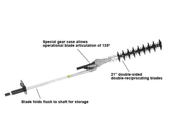 ECHO 99944200596 Articulating Hedge Clipper Attachment For PAS-225