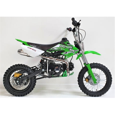 125cc – MXB – Kick Start – Green – Aria Bikes
