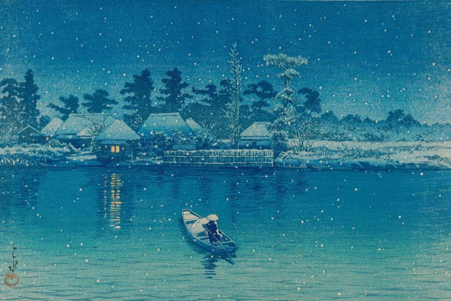 冬の絵画】雪景色と冬を感じる絵―日本画と浮世絵