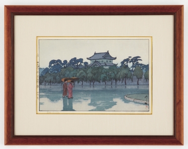 吉田博『 旧本丸（東京拾二題）』 | 木版画 | 日経アート