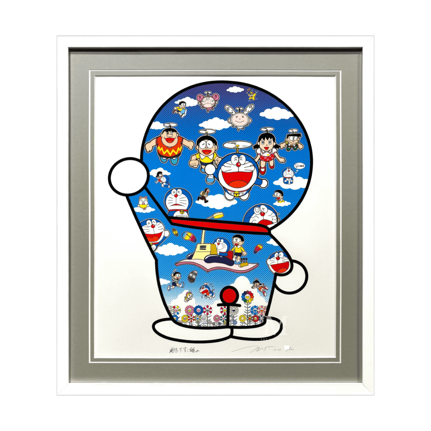 村上隆 (Takashi Murakami)｢青空の下のドラえもん達」ART GALLERY M