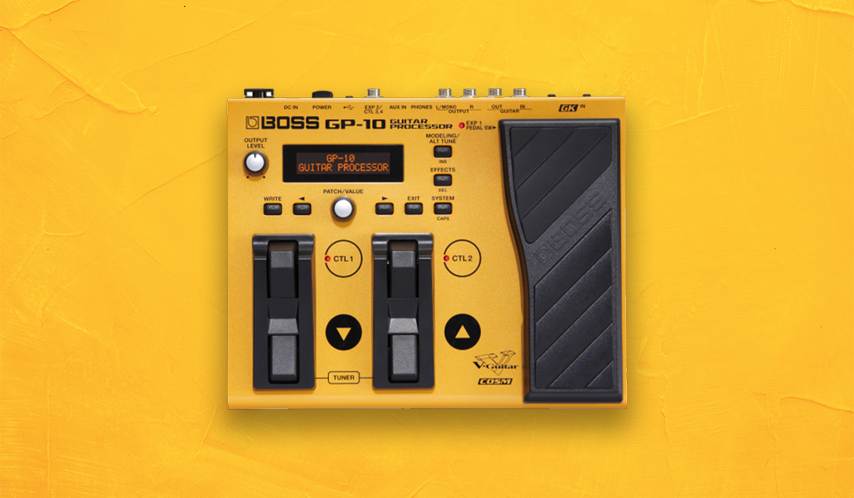あらゆる機能をひとつの筐体に凝縮したBOSS GP-10 - BOSS Articles
