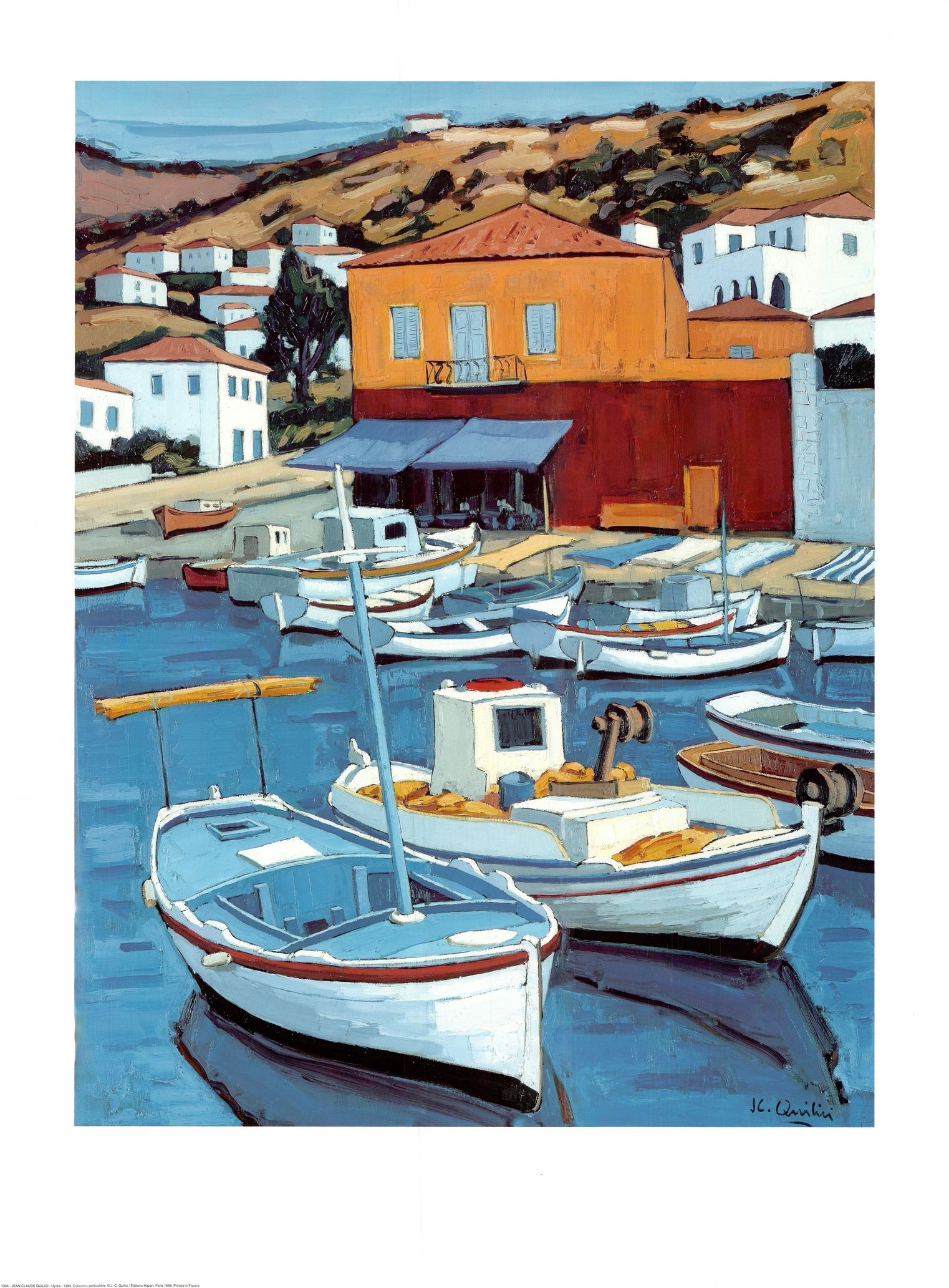 Hydra by Jean-Claude Quilici - 24 X 32 Inches (Art Print