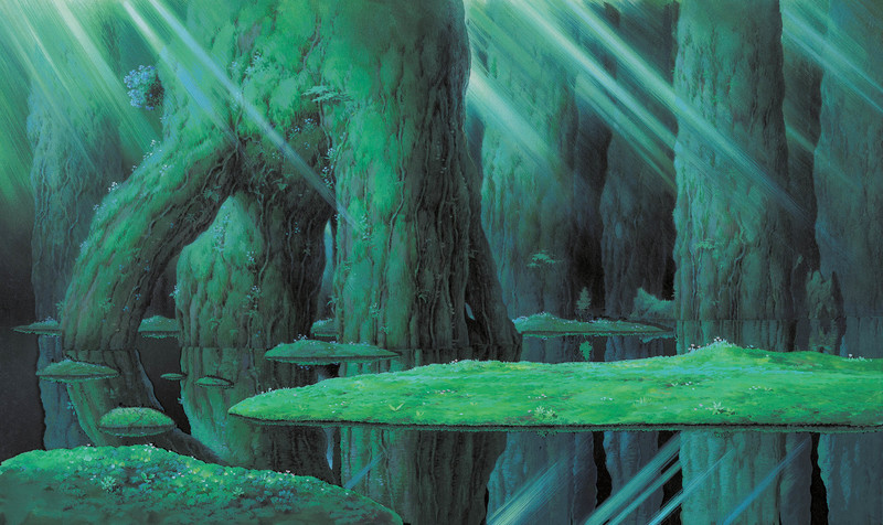 ジブリなどで美術監督 熊本で山本二三展 細密なアニメ背景画220点