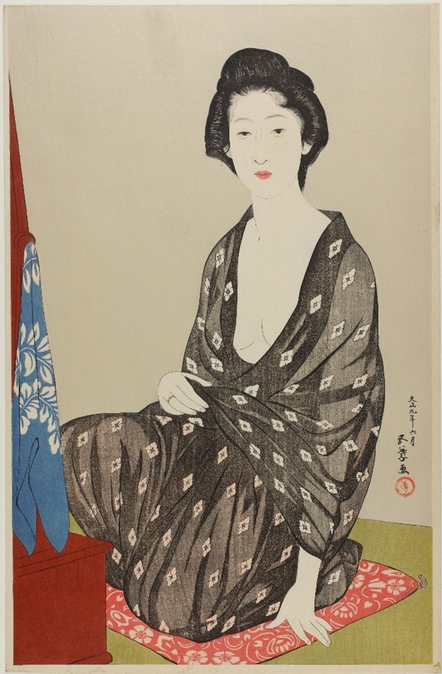 連載企画】「新版画－もうひとつの浮世絵」④ 日本人初の新版画作家