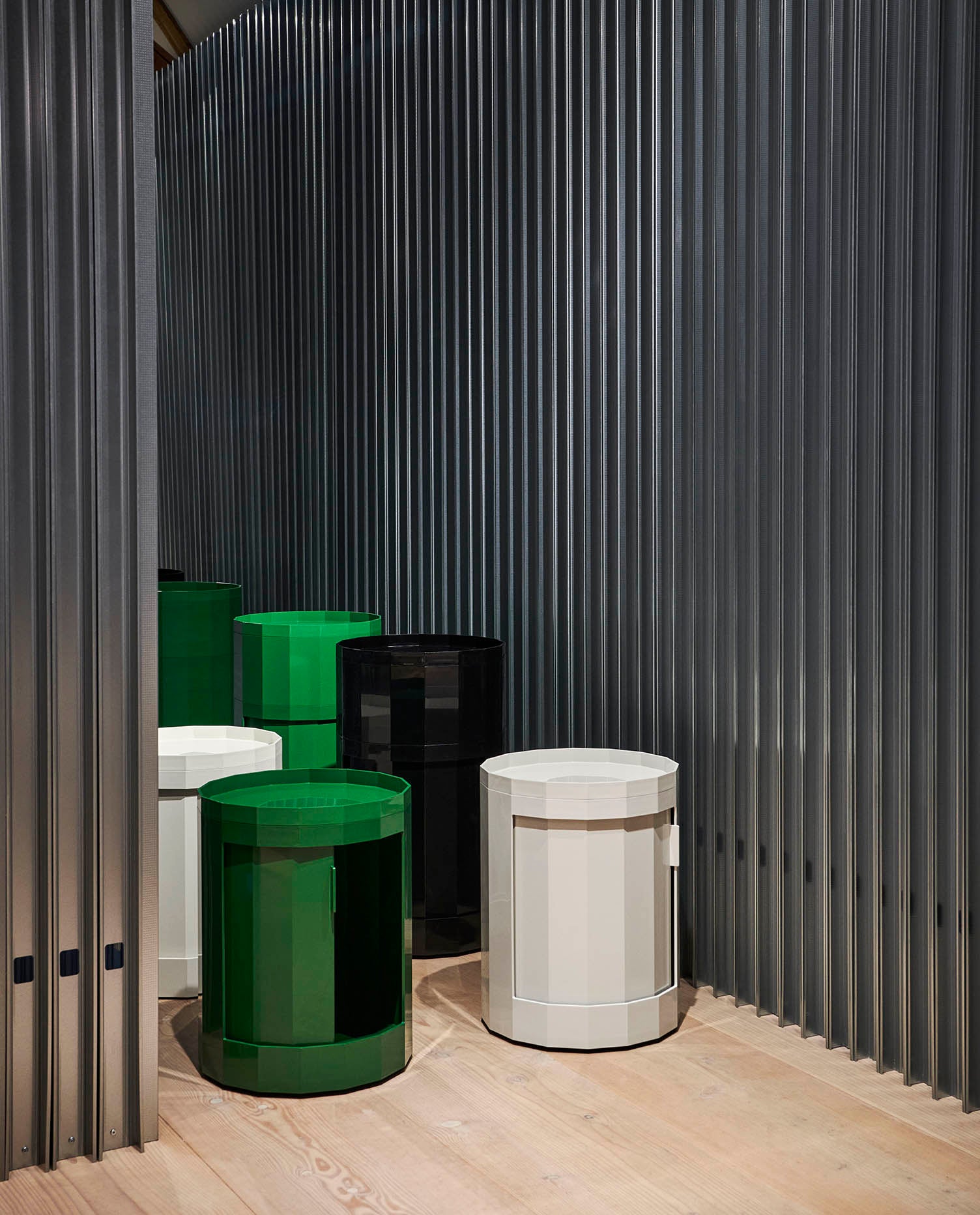 HAY Facet Cabinet Low - Anthracite – Arrival Hall