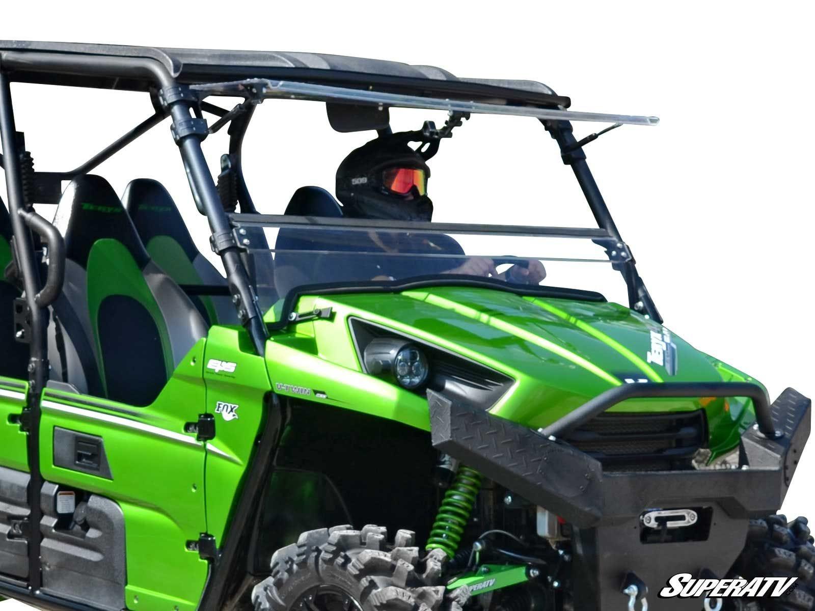 Kawasaki Teryx 750 / 800 Scratch Resistant Flip Windshield by