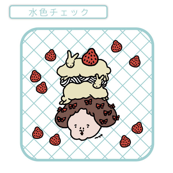 オフィシャルグッズ】 ナガキパーマ×うさぎやコラボ タオルハンカチ