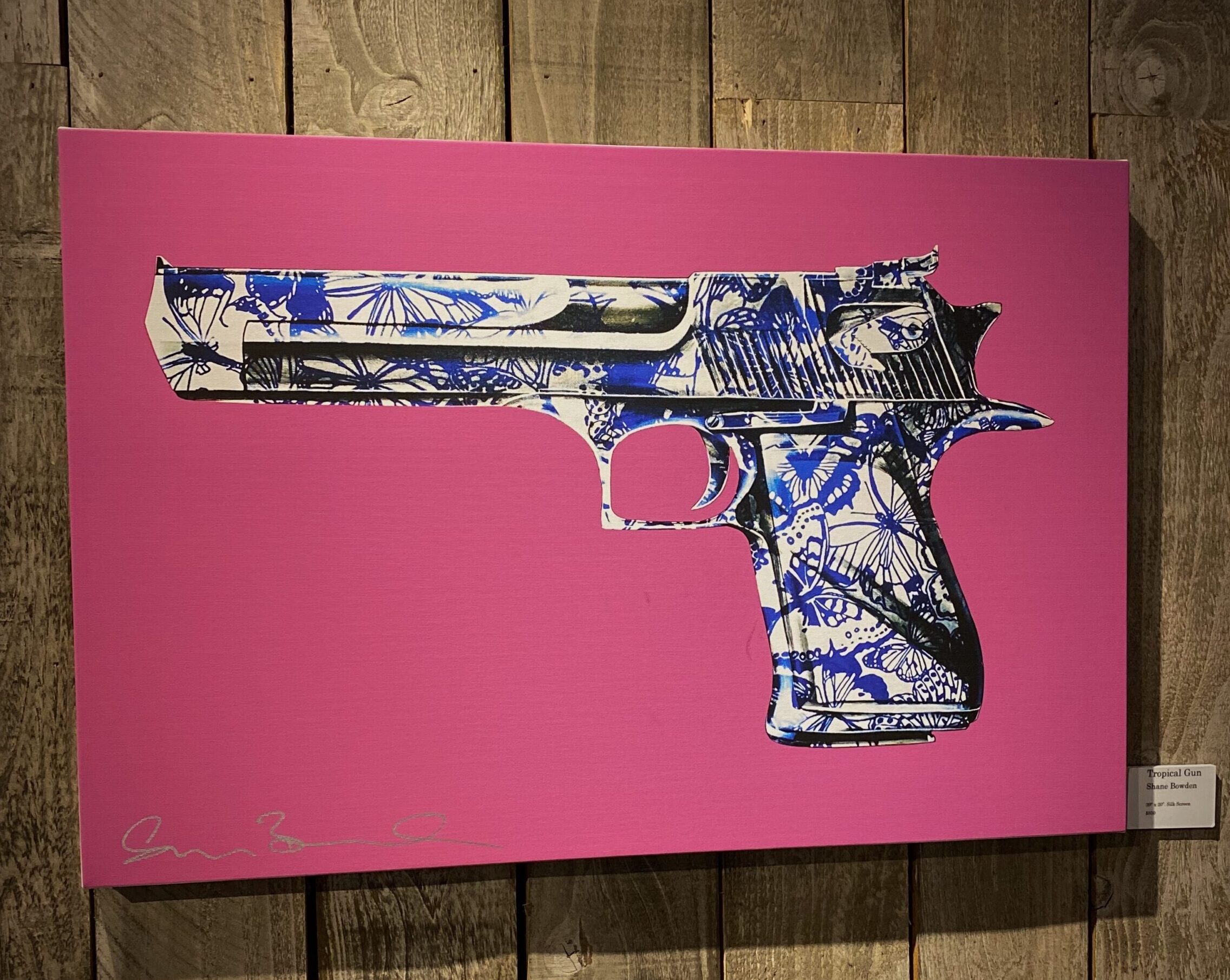 Tropical Gun Painting by Shane Bowden - Atelier de SoSi